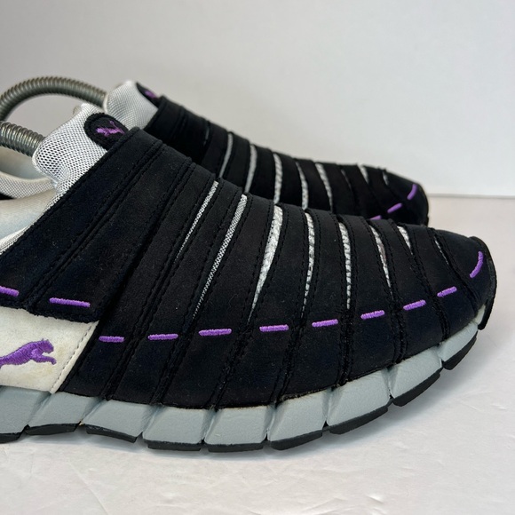 Puma OSU NM Womens Lifestyle Blk/Wh/Duberry 185686-12 Hook & Loop Sz 10M Superb! - Picture 9 of 16